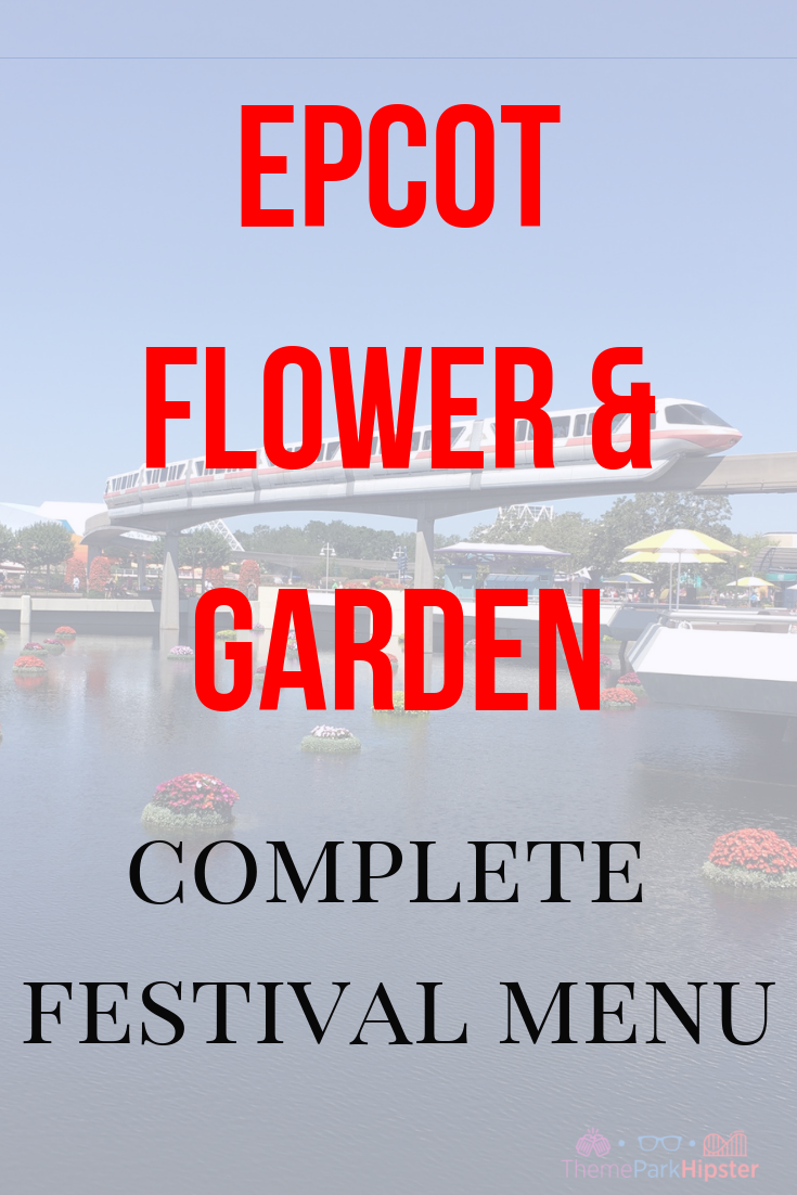 The 2024 Epcot Flower and Garden Menu is Here...I'm Ready to DIG IN