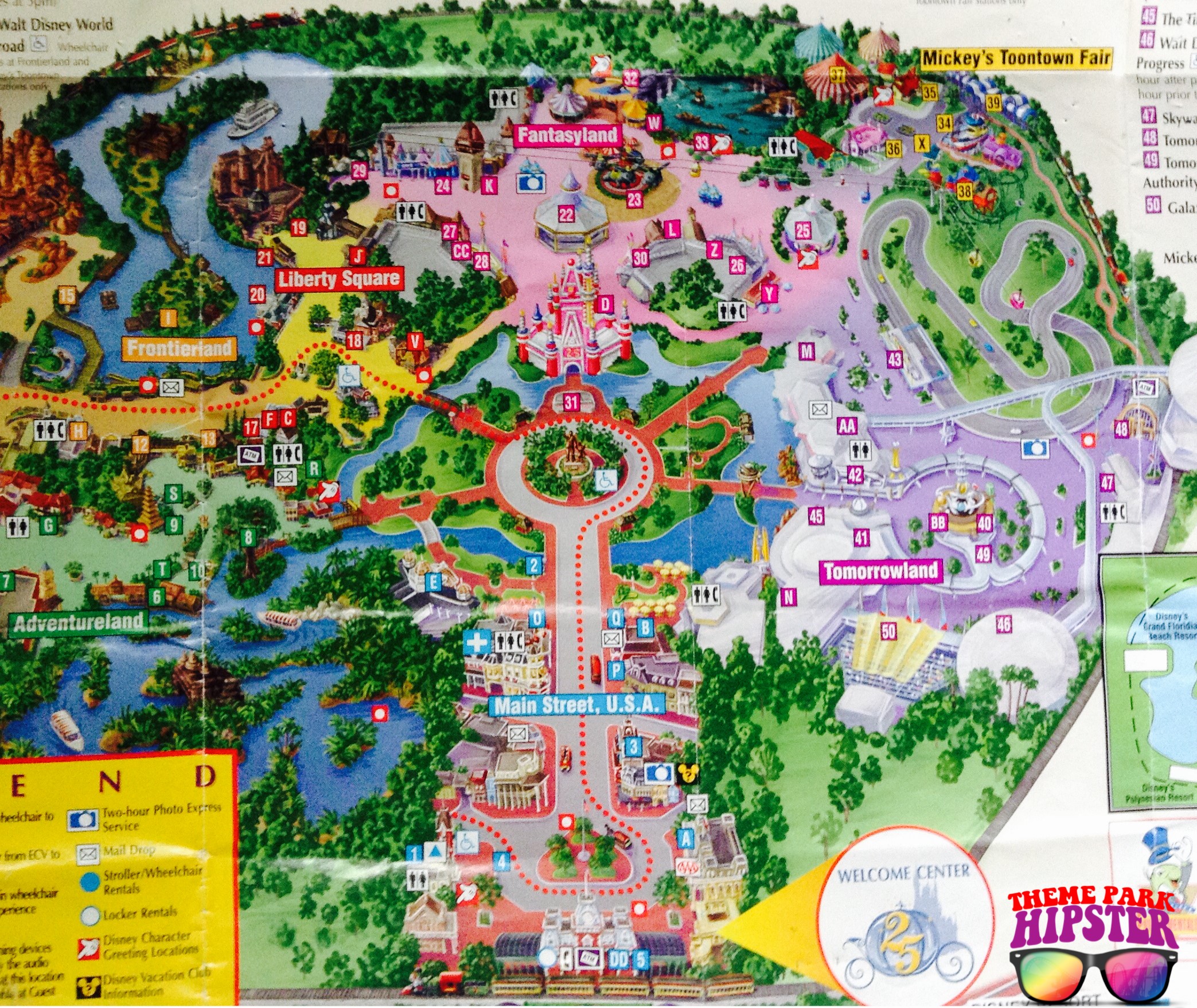 map of magic kingdom in disney world