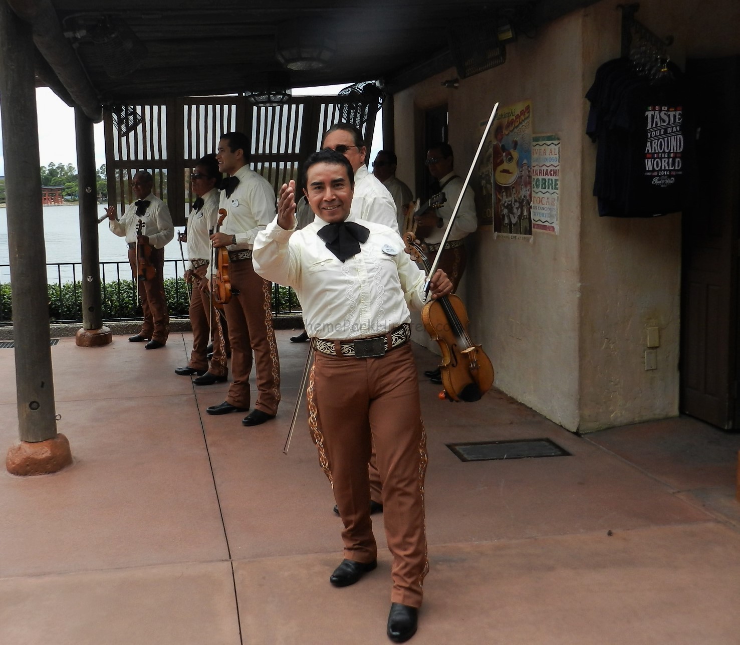 Epcot Food and Wine Festival Festival Show in Mexico Mexico Pavilion Mariachi Cobre at Epcot