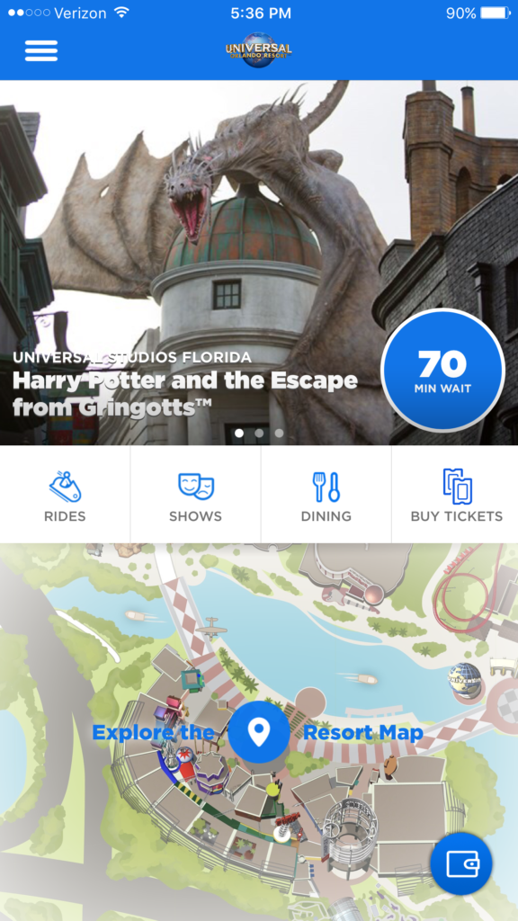 Universal Orlando Resort App. Keep reading to get the full guide to the Universal Orlando Mobile Order Service.