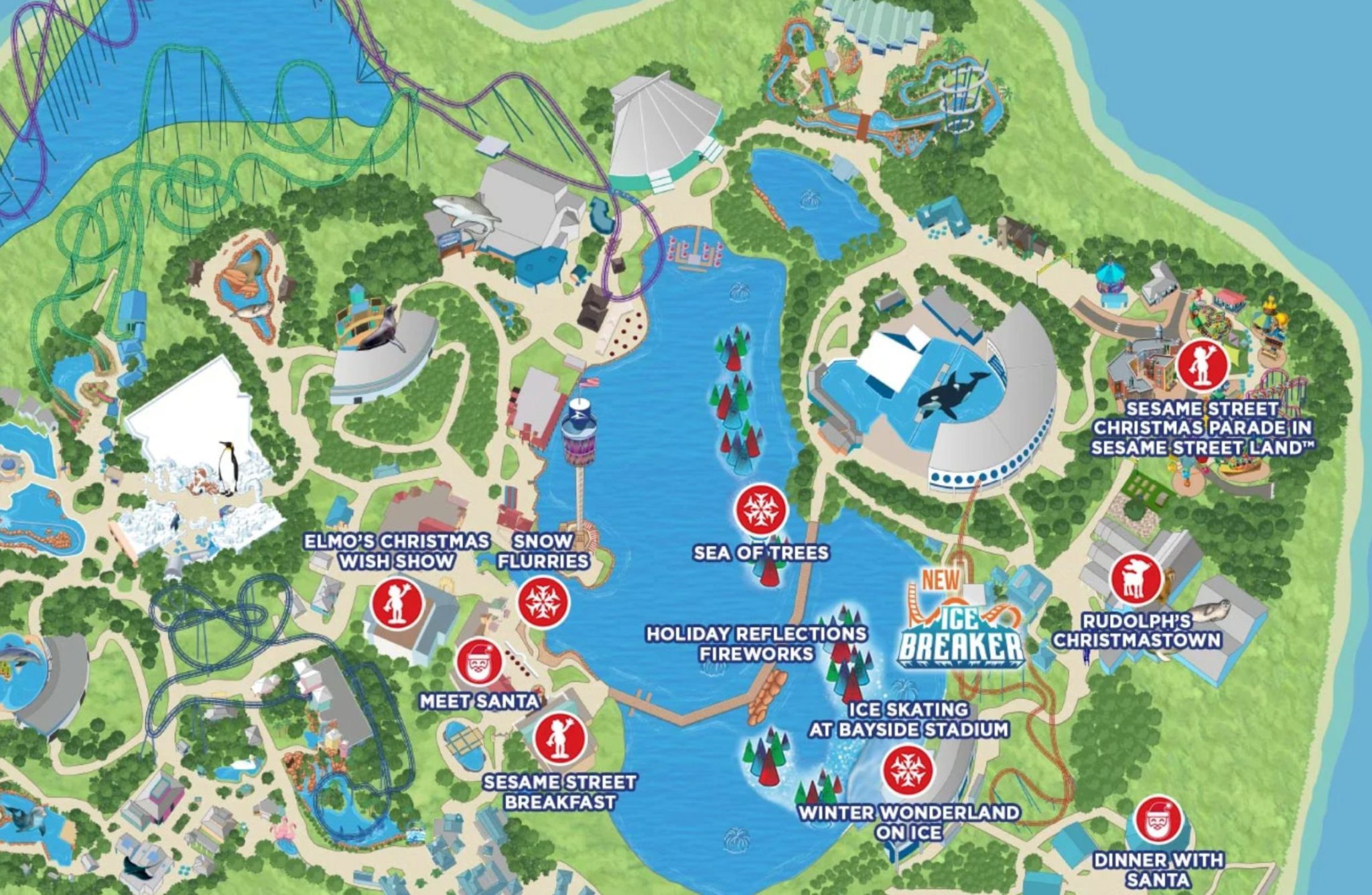 2023 Expert Guide to Christmas at SeaWorld Orlando: Parade, Food ...