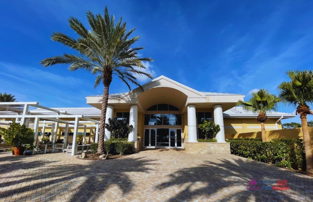 Wyndham Grand Resort in Orlando Florida Back Entrance. One of the best hotels near Universal Orlando for solo travelers.