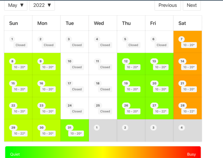 Cedar Point Crowd Calendar AVOID THE LONG LINES for 2022