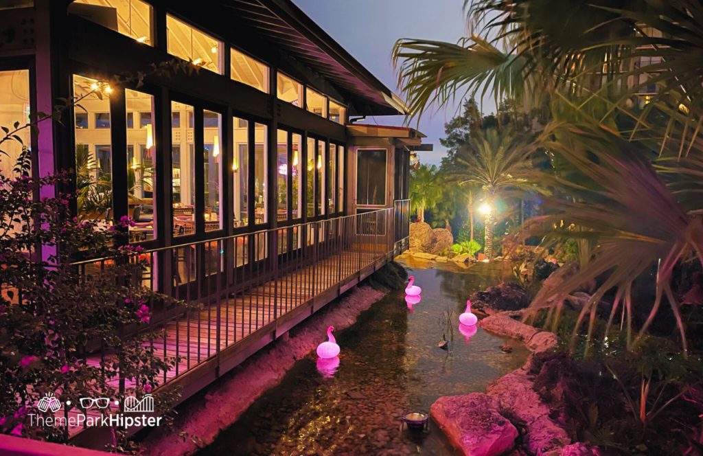 Four Flamingos Restaurant at the Hyatt Regency Cypress Creek Resort Near Disney