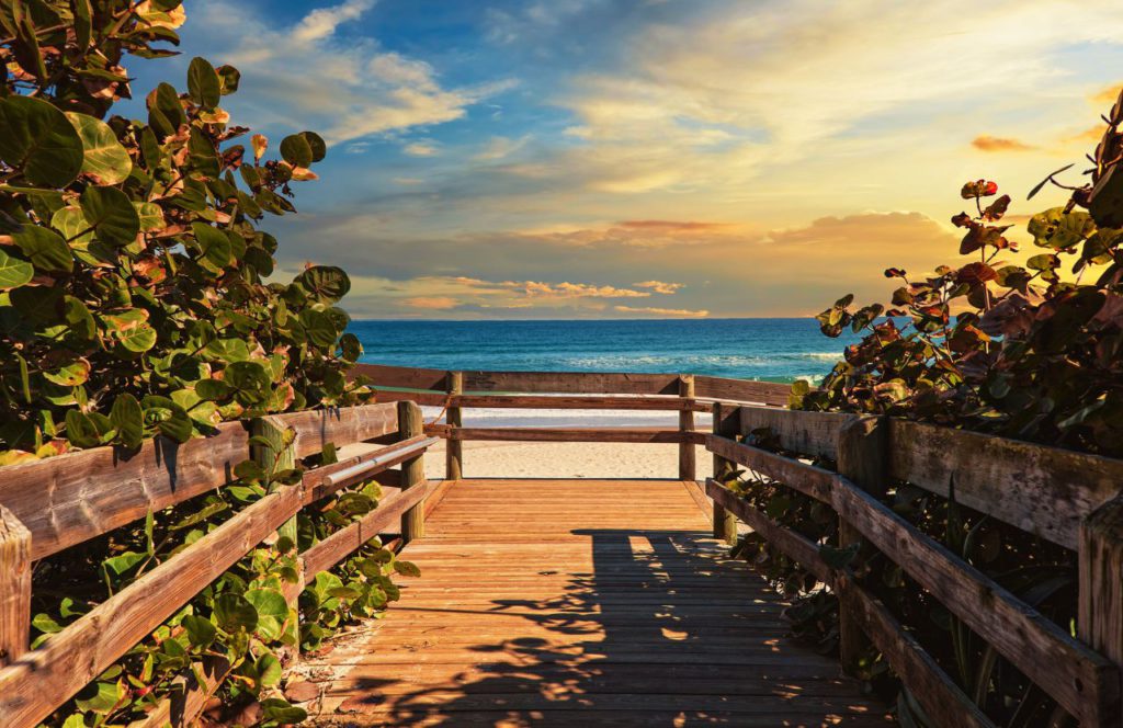 Melbourne Beach, Florida. One of the best beaches near Disney World