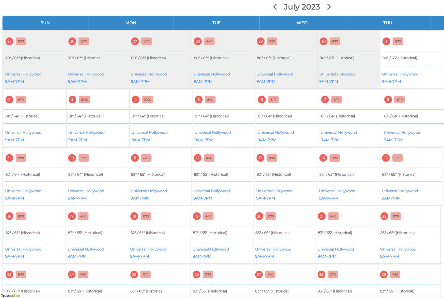 Universal Studios Hollywood Crowd Calendar Your Best Days to Visit in