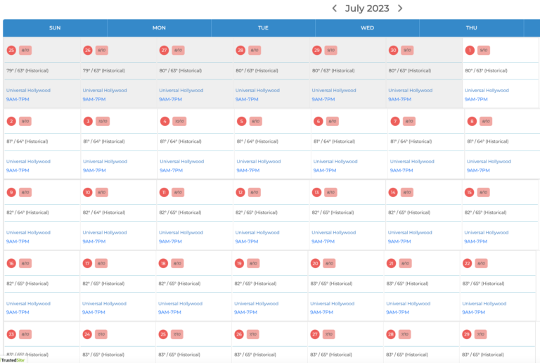 Universal Studios Hollywood Crowd Calendar: Your Best Days to Visit in