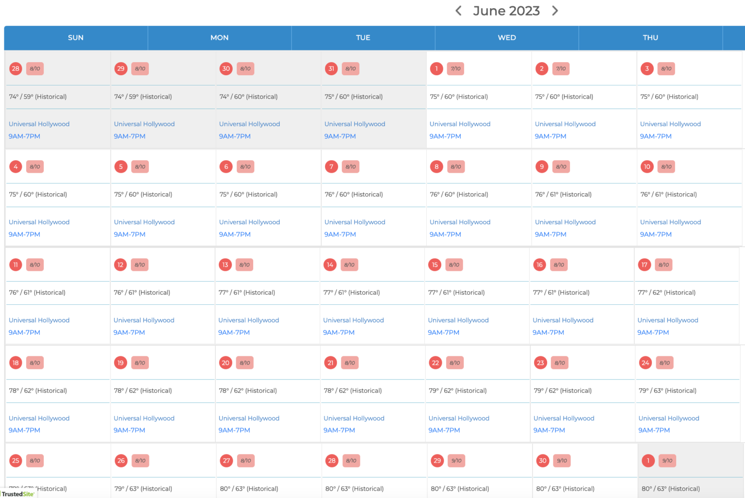 Universal Studios Hollywood Crowd Calendar Your Best Days to Visit in