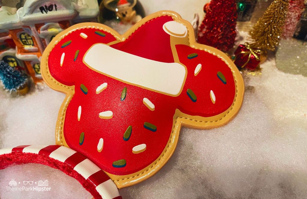 Red Disney Parks Gingerbread Cookie Christmas Ears