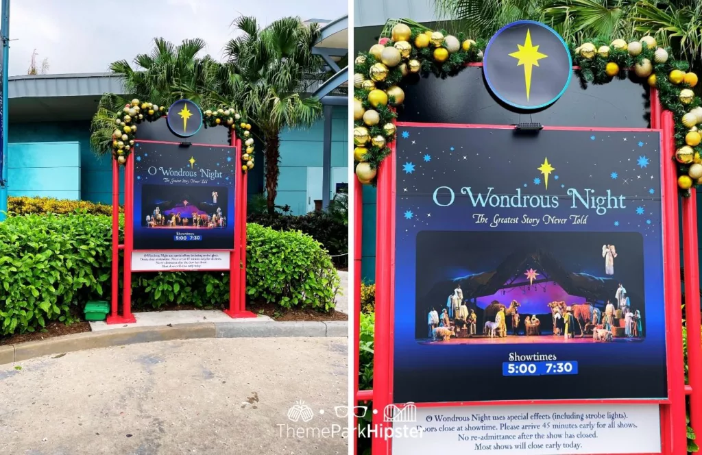 SeaWorld Orlando Resort Christmas Celebration O Wondrous Night Show