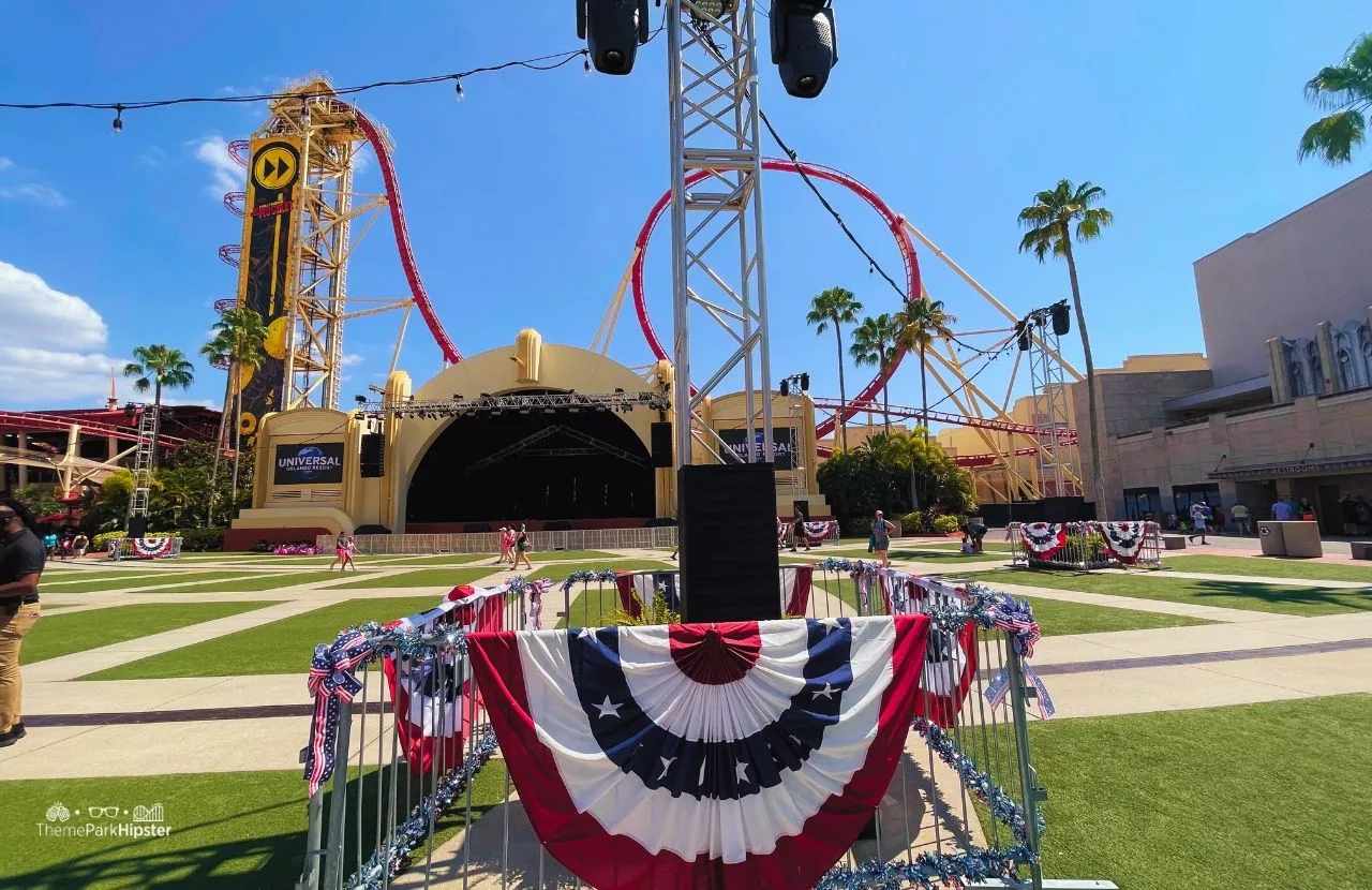 Universal Studios Florida 4th of July Independence Day Hollywood Rip Ride Rockit Roller Coaster and military discount tickets guide.