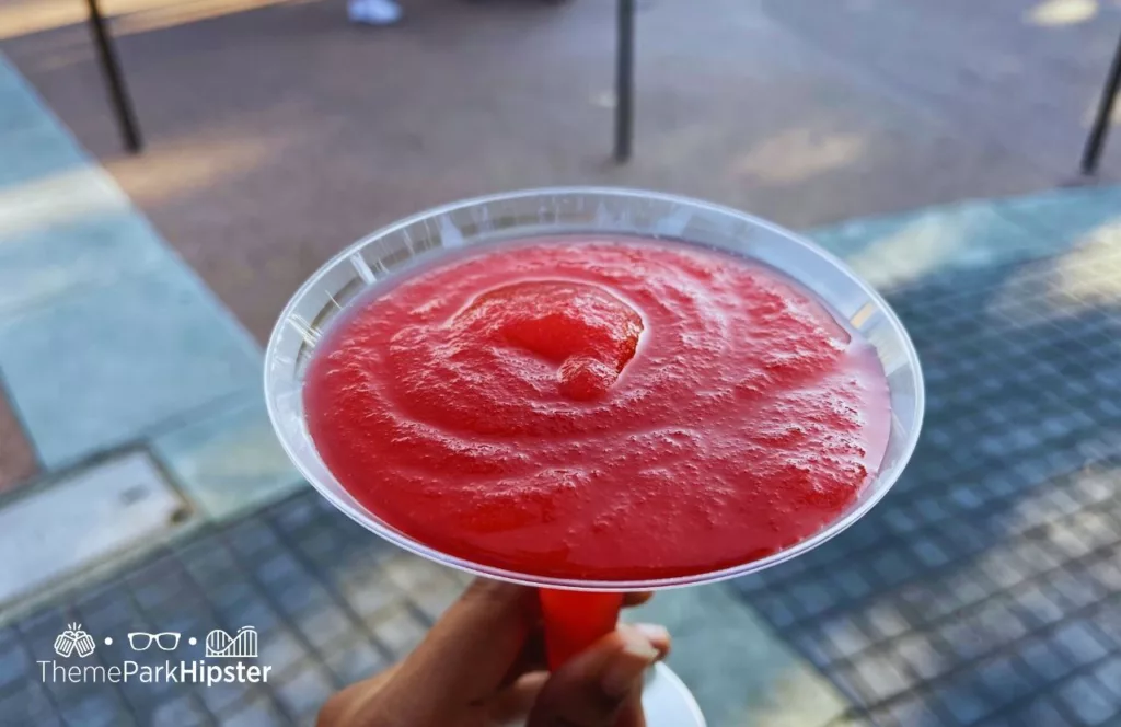 2023 Epcot Food and Wine Festival at Disney France Pavilion with Frozen Strawberry Martini