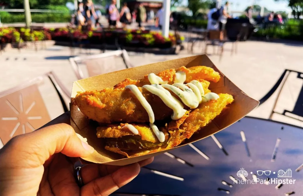 2024 Epcot Food and Wine Festival at Disney Fried Pickles