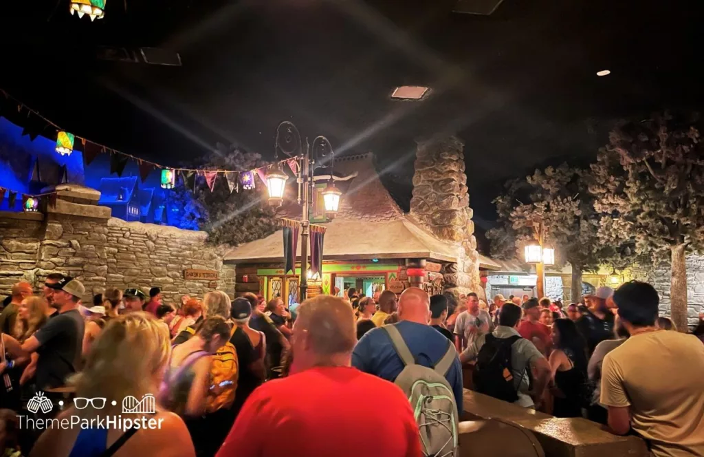 Frozen Ever After Ride at Disney's Epcot crowded busy day and line