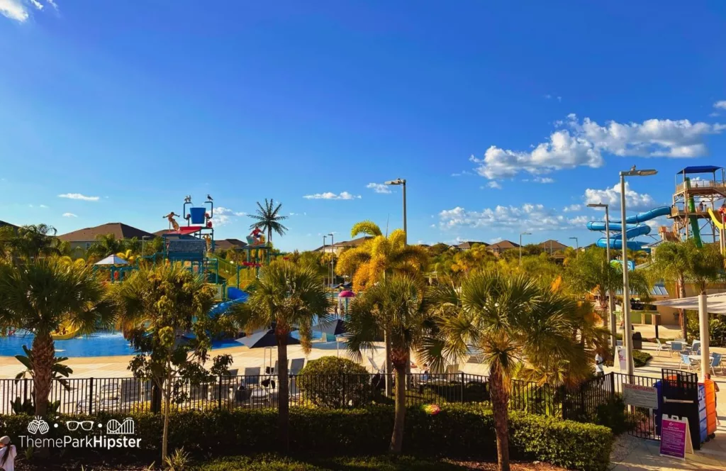 Waterpark at Encore Resort Review.  One of the best Orlando family resorts with a water park near Disney.