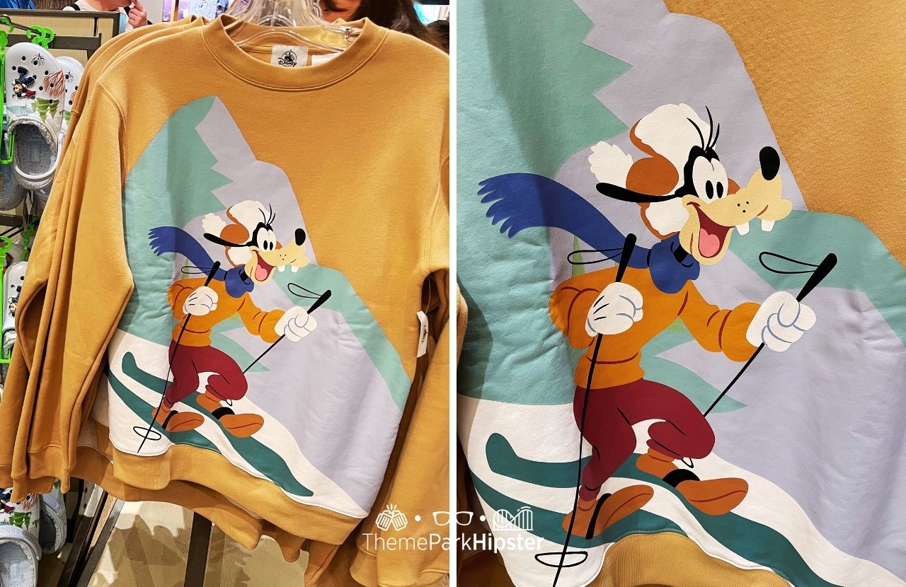 Brown Goofy Winter Holiday Sweater. One of the best Disney outfit for December!