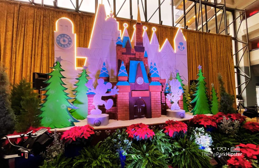 Disney's Contemporary Resort Christmas Gingerbread House Display