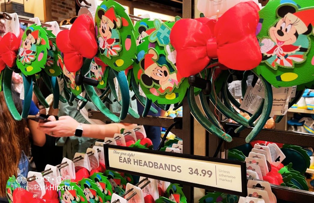 Minnie and Mickey Mouse Disney Christmas Ears. One of the best Disney Christmas gifts!