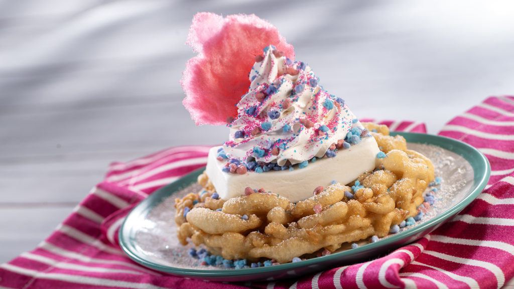 2025 Epcot Festival of the Arts Cotton Candy Funnel Cake in the American Pavilion