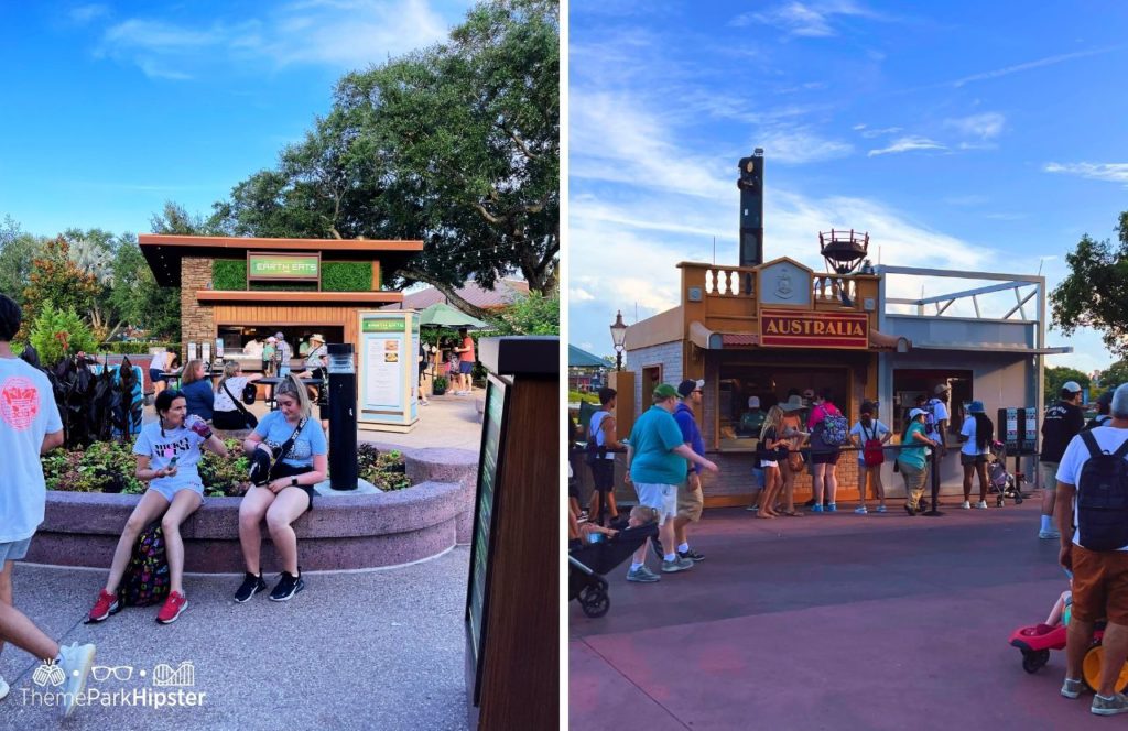 2024 Epcot Theme Park Food and Wine Festival Booths Earth Eats and Australia