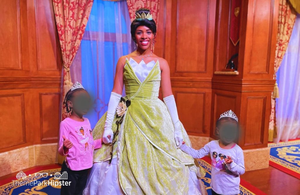 Disney Magic Kingdom Park with Princess Tiana. One of the best Disney World experiences you must try!