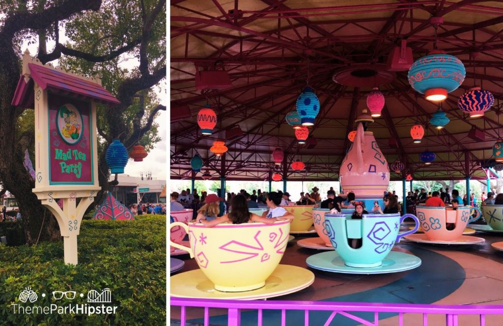 Disney Magic Kingdom Park Fantasyland Alice in Wonderland Mad Tea Cup Party Ride