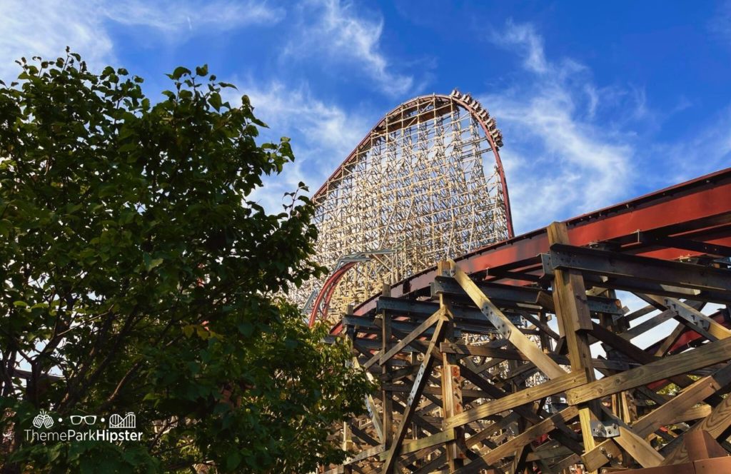 Cedar Point Amusement Park Ohio Frontier Town Steel Vengeance Roller Coaster. Keep reading to see who wins in the Iron Gwazi vs Steel Vengeance battle!