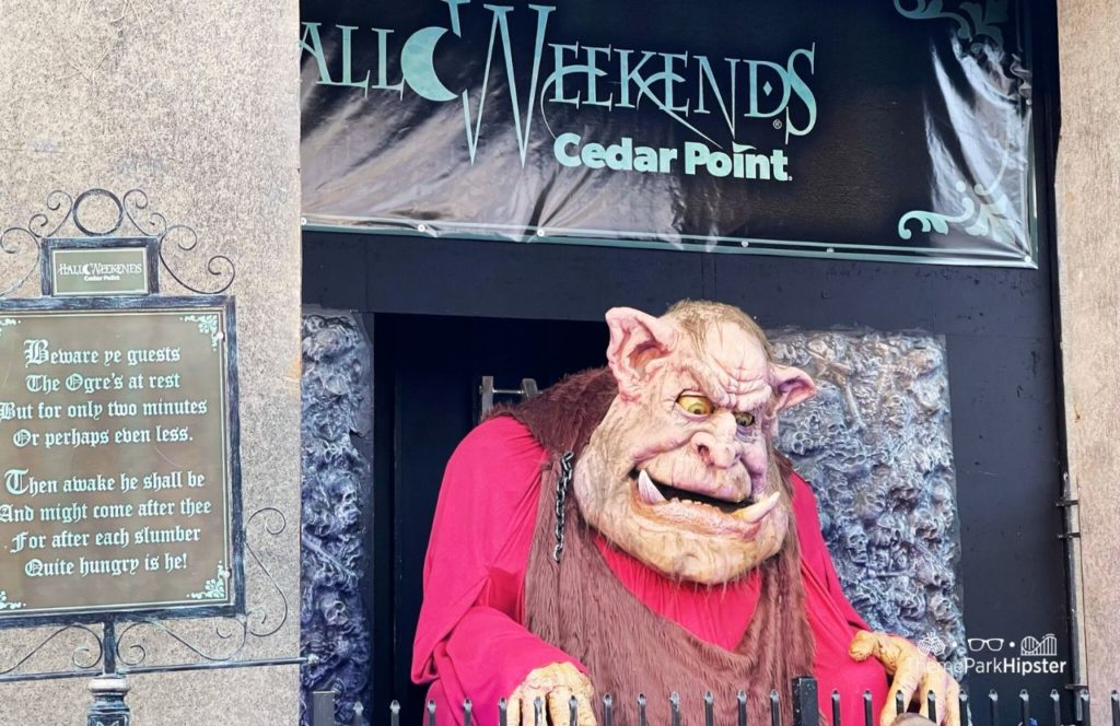 Cedar Point Amusement Park Ohio Halloweekends Ogre