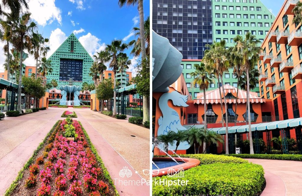 Swan and Dolphin Resort Hotel at Walt Disney World. Keep reading for the full guide to the cost to park at Disney.