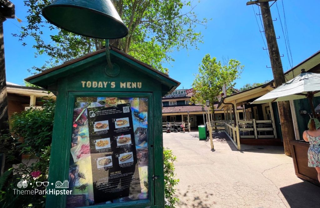 Dinoland Restaurantosaurs Menu Disney Animal Kingdom Theme Park