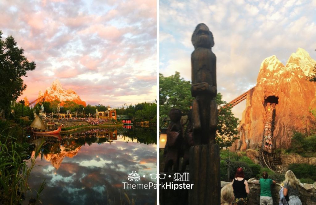 Mount Everest Mountain on Expedition Everest Roller Coaster Disney Animal Kingdom Theme Park. Keep reading to find out which Orlando theme park is the best to visit.