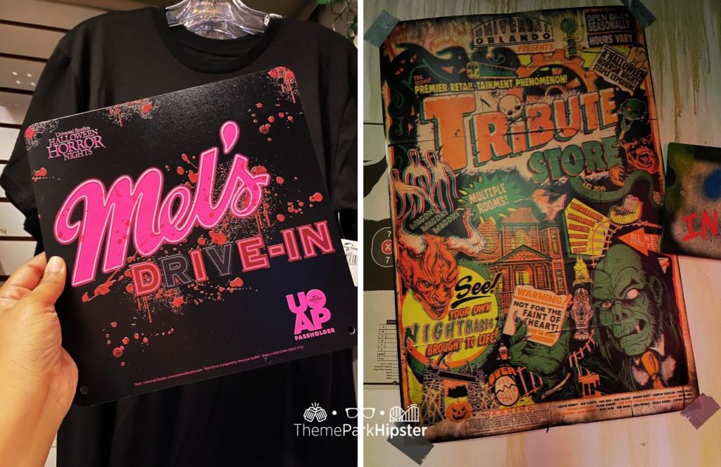 2024 Halloween Horror Nights HHN 33 Tribute Store Mel's Drive In Merchandise for Passholders