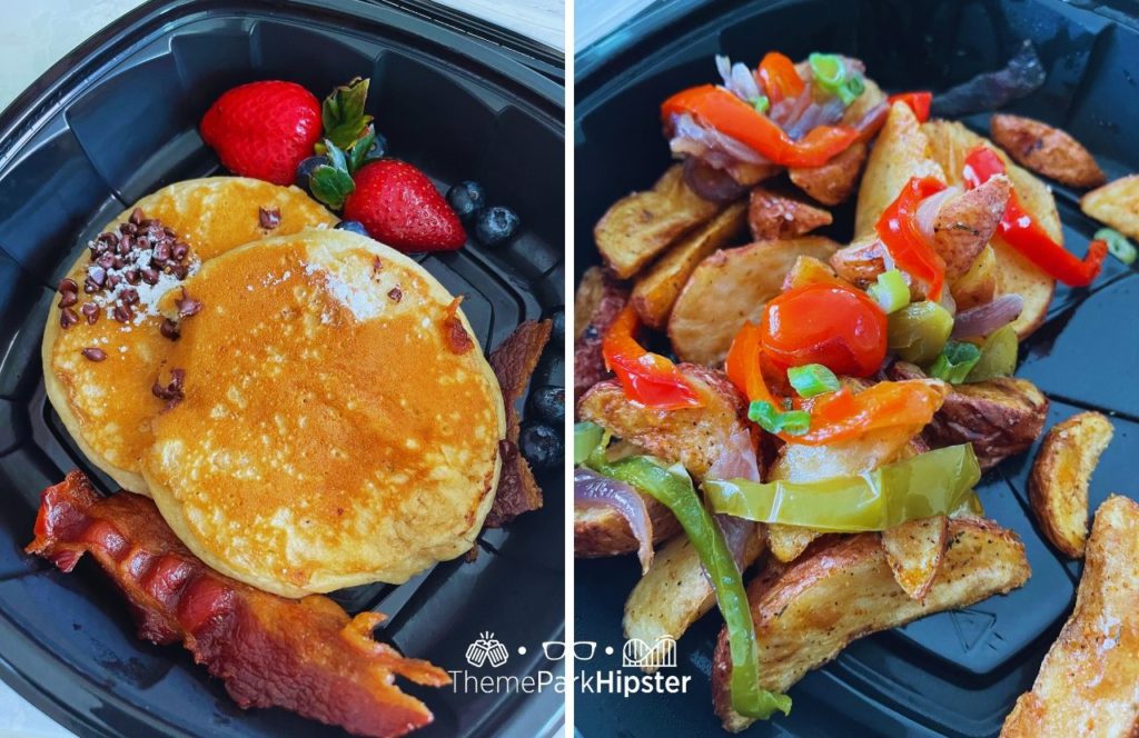 Breakfast from Euphoria Restaurant at Margaritaville Resort Orlando Hotel. Keep reading to learn more about the best vacation best vacation ever at Margaritaville Resort Orlando near Disney World.