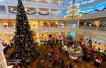 Christmas Tree at Disney Grand Floridian Resort. One of the best Disney World resorts at Christmas.