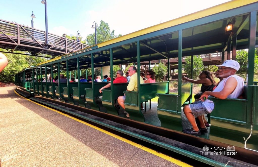 Italy Area Train Station Railroad at Busch Gardens Williamsburg, Virginia