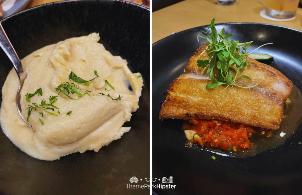 Mashed Potatoes with Fish at Four Seasons Resort Orlando at Walt Disney World Resort Capa Restaurant