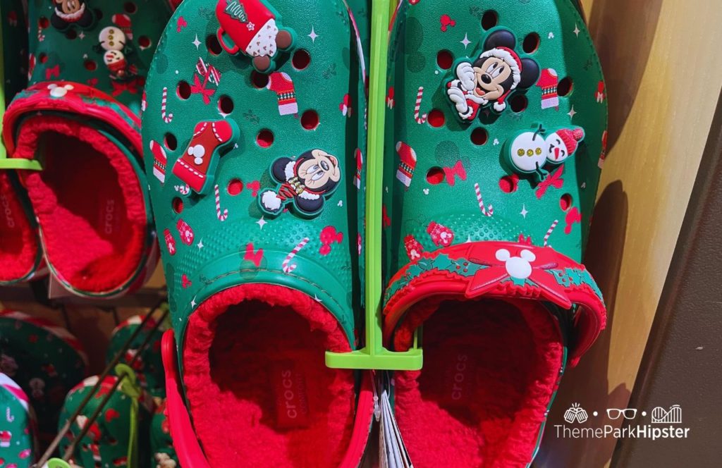 Green Holiday Crocs 2024 Disney Christmas Merchandise