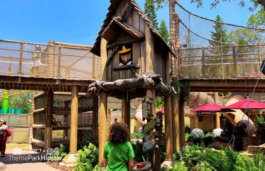 Shrek’s Swamp for Little Ogres Playground with Pinnochio DreamWorks Land at Universal Studios Orlando Florida. Keep reading to learn all you need to know about Universal Studios Florida Dreamworks Land.