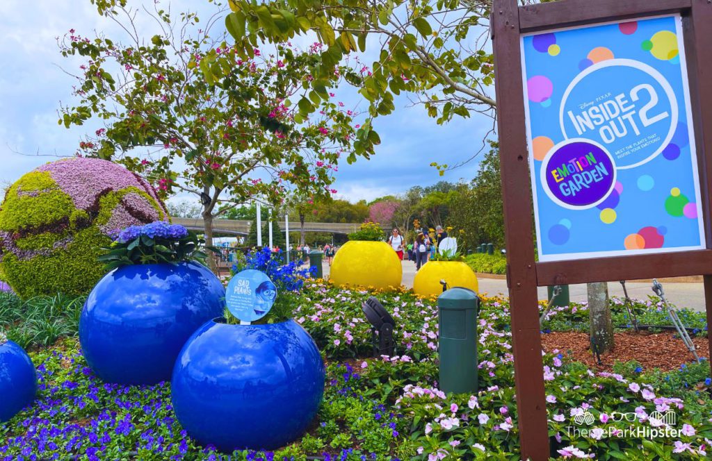 2025 Epcot Flower and Garden Festival Inside Out 2 Emotion Garden