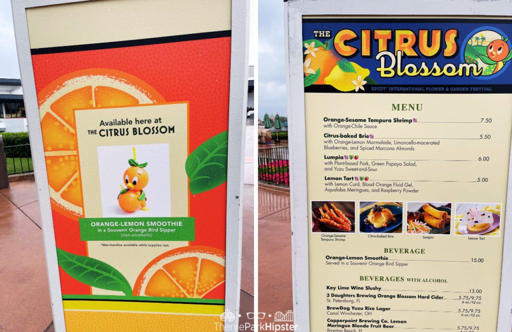 2025 Epcot Flower and Garden Festival The Citrus Blossom Booth