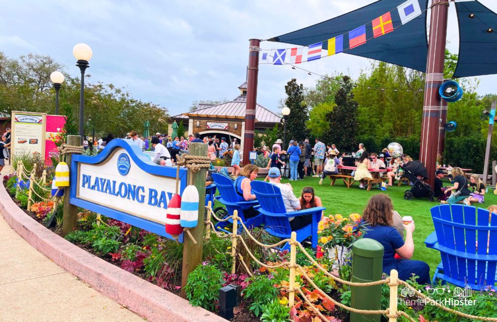 2025 Epcot Flower and Garden Festival Yacht Grub eating area