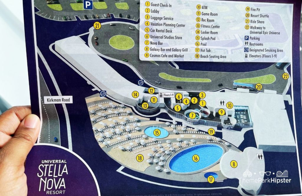 Universal Stella Nova Resort Map